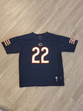 Nike Kids Navy Blue Chicago Bears #22 Jersey with Orange & White Accents